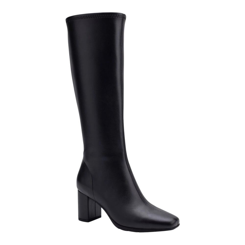 Aerosoles Women's Micah Knee High Block Heel Boots Black Size 7 1/2 W